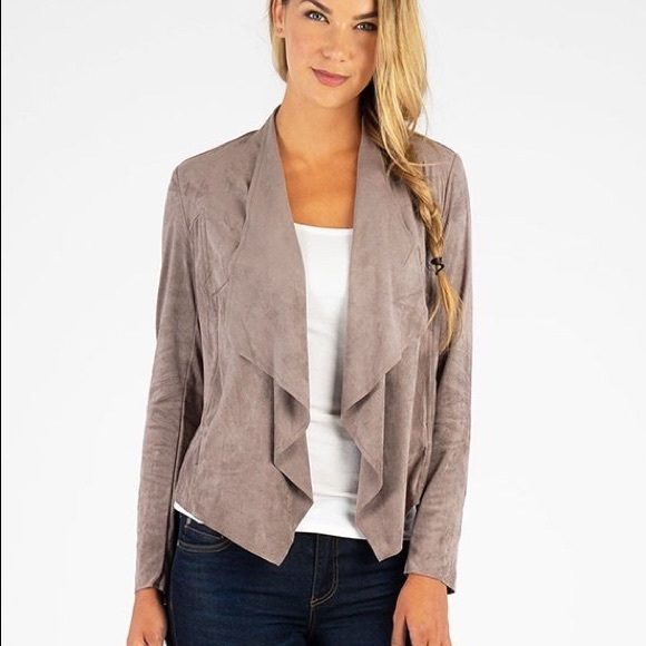Kloth Tayanita Faux Suede Jacket 